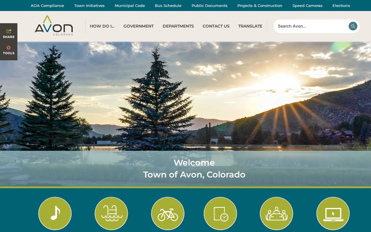 Avon court records at Town Council Chambers