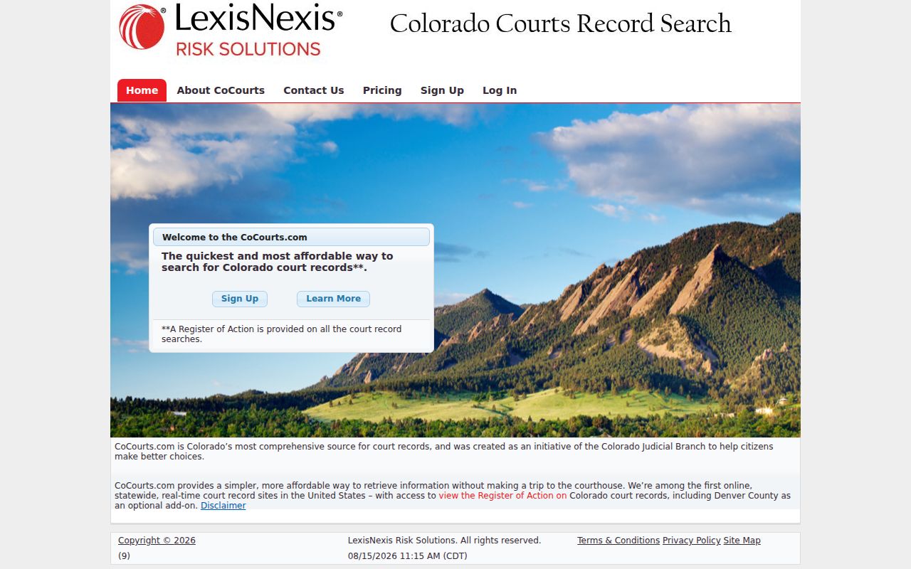 Eagle County register of actions search channel